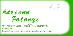 adrienn polonyi business card